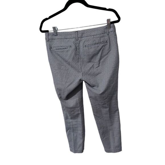 Kenar Royal Blue White Patterned Ankle Business Pants Size 4 - Picture 7 of 13